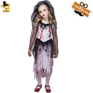 Kids Costumes to Hire - Bloody Bride Costume Age 10